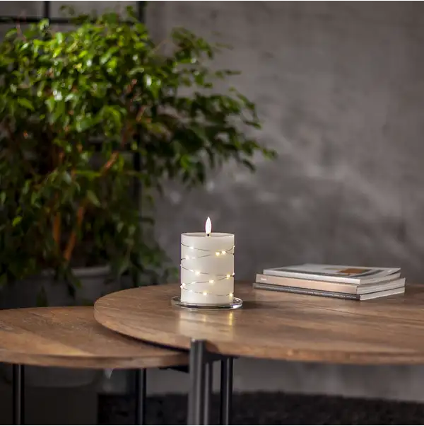 LED Blockljus Flamme Dew