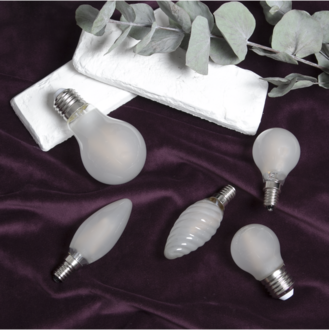LED Lamp E14 C35 Frosted
