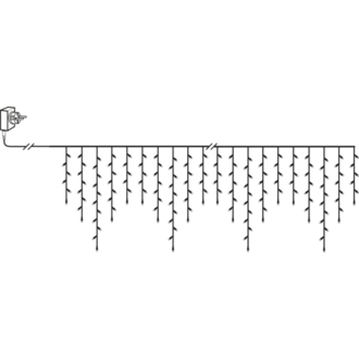 Icicle Lights Golden Warm White