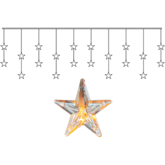 Curtain Lights Star Curtain