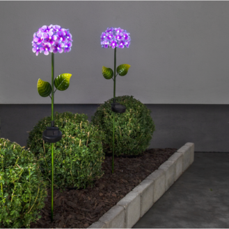 Solar Garden Stick Hortensia