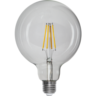 LED Lamp E27 G125 Clear
