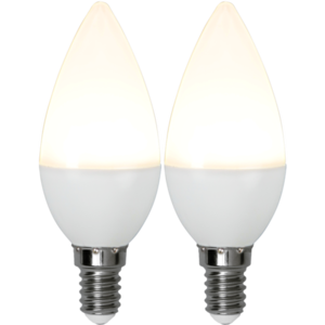 LED Lamp E14 2 Pack Opaque Basic
