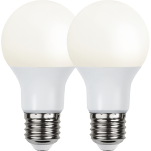 LED Lamp E27 2 Pack Opaque Basic