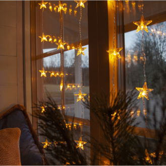Curtain Lights Star Curtain