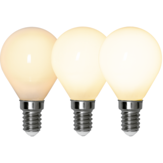 LED Lamp E14 P45 Opaque Fil RA90 3step memo