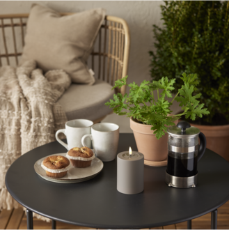 LED Pillar Candle Flamme Soft