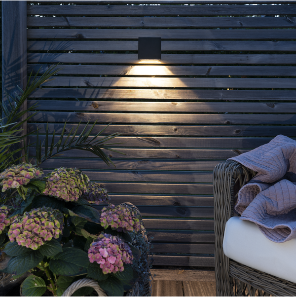 Solar Wall Lantern Wally Cube