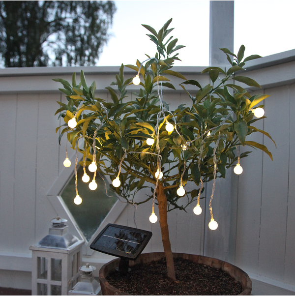 Solar Light Chain Globini