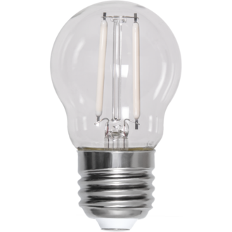 LED Lamp E27 G45 Clear White Filament