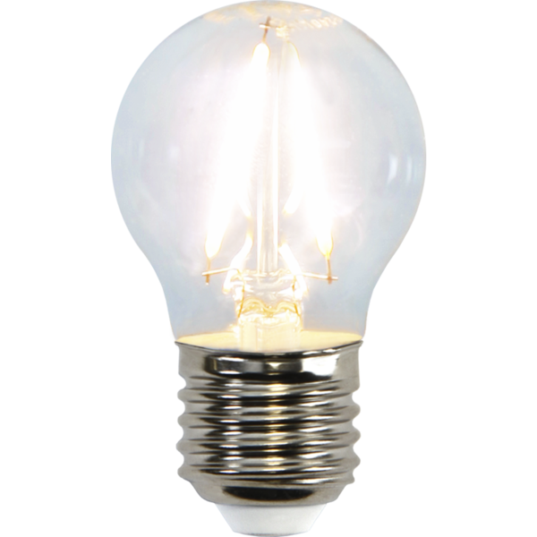 LED Filament Bulb E14, G45, 2 W, 250 lm, 2700 K