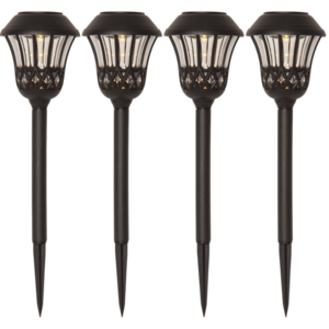 Solar Bollard 4 Pack Lace