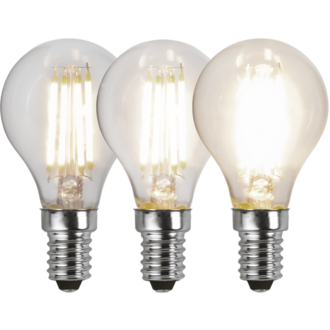 LED Lamp E14 P45 Clear 3-step memory