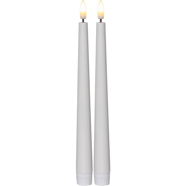 LED Antikljus 2-pack Flamme Candy