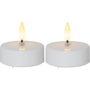 LED Tealight 2 Pack Flamme