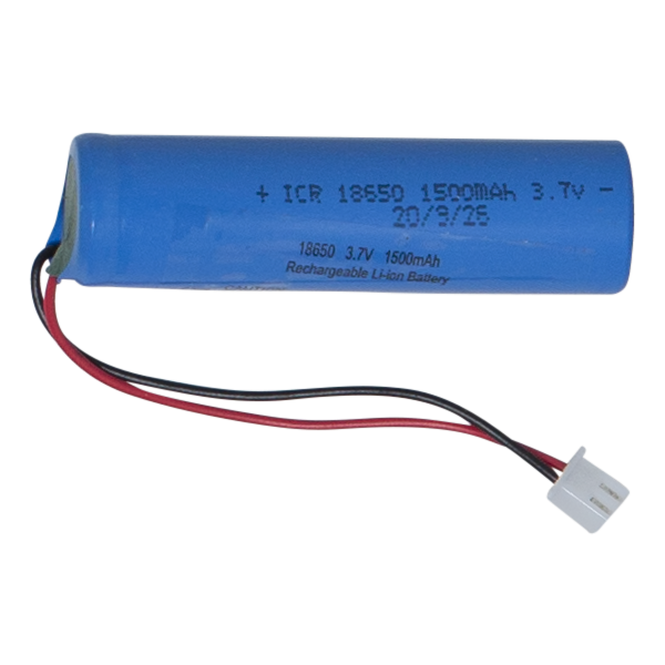 Rechargeable Battery 18650 3,7V 1500mAh Li-ion XH 2,54mm plug