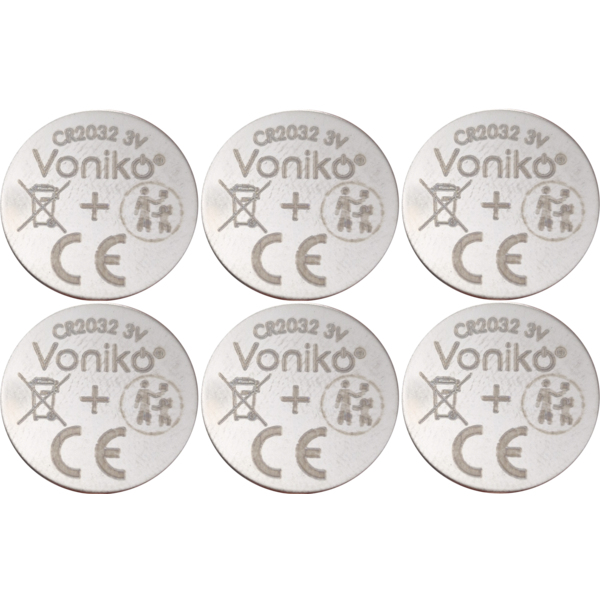 Battery 6 Pack CR2032