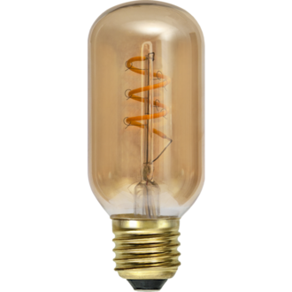 LED Lamp E27 T45 Decoled Spiral Amber