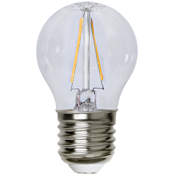 LED Lamp E27 G45 Clear