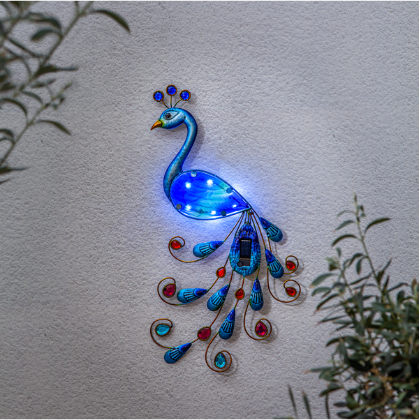 Solar Decoration Peacock