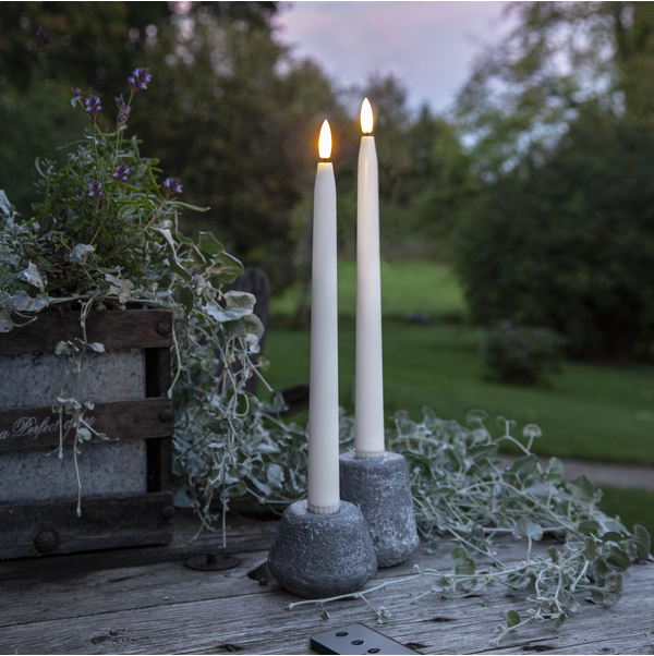 LED Dinner Candle 2 pack Flamme Slim Outdoor