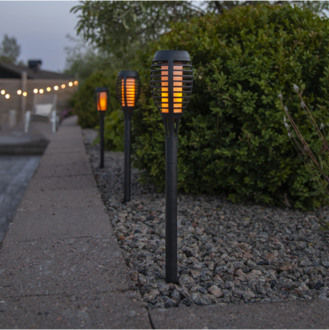 Display Solar Lights Flame Mini