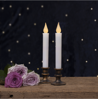 LED Dinner Candle 2 pack Mette