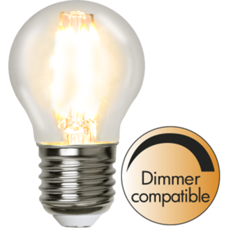 LED Lamp E27 G45 Clear