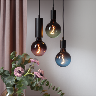 LED Lamp E27 G125 ColourMix