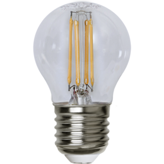 LED Lamp E27 G45 Clear