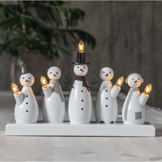 Candlestick Snowman