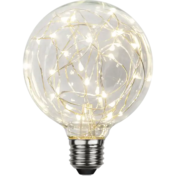 LED-lampa E27 Glob 95 Decoled