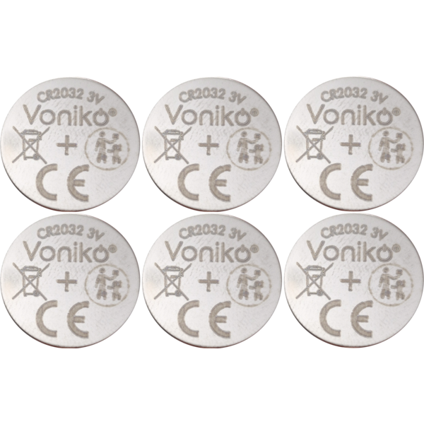 Battery 6 Pack CR2032