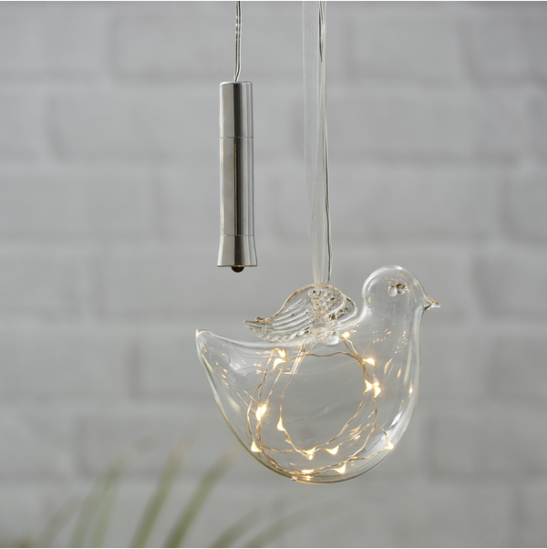 Glass Bauble Bird