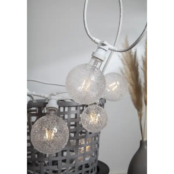 LED-lampa E27 Glob 95 Decoled